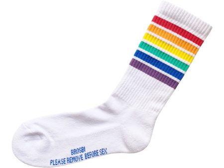 Brosbi Crew Socks rainbow Online Hot Sale