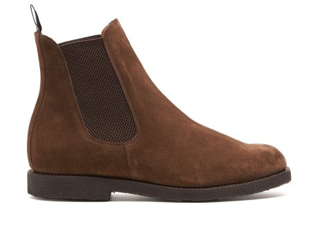 Sanders Chelsea Boots in Snuff Suede Supply