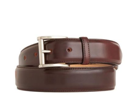 Kreis Cordovan Belt in Burgundy Fashion