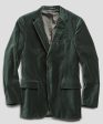 Sutton Velvet Sport Coat in Dark Green Fashion