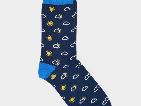 Corgi Welsh Weatherman x Corgi Sun Cotton Socks Sale