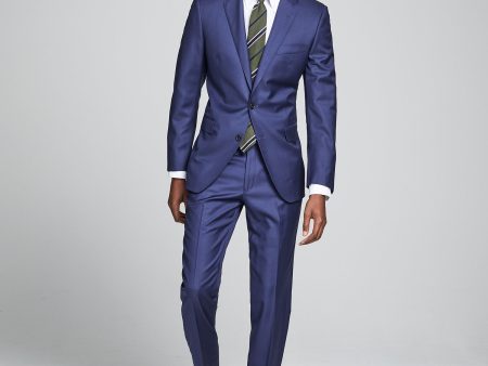 Sutton Wool Twill Suit Jacket In Blue Sale