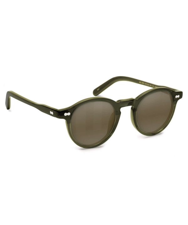 MOSCOT MILTZEN Sunglasses in Olive For Sale