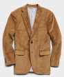 Italian Stretch Cord Sutton Suit Jacket in Camel Sale