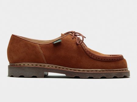 Paraboot Michael Suede Whiskey Shoe Sale