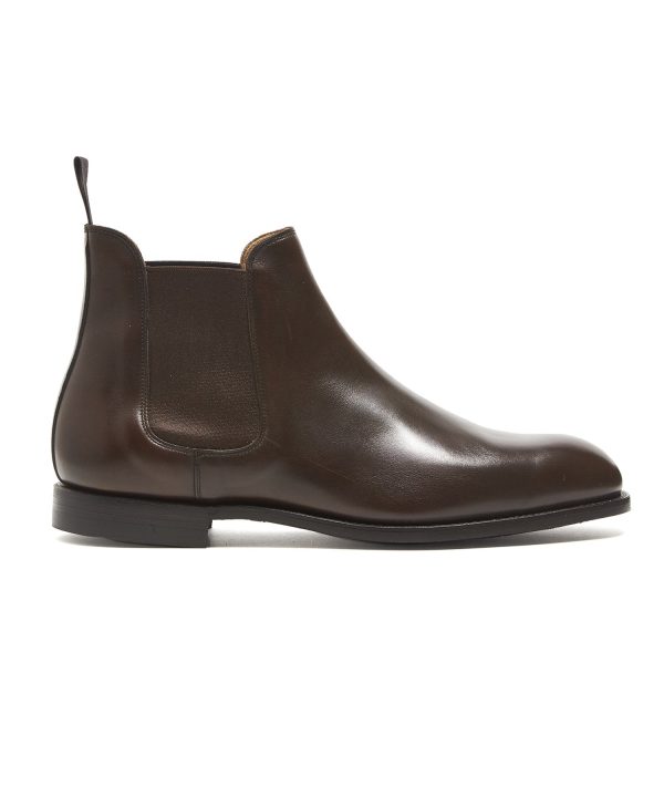 Crockett & Jones Chelsea Dark Brown Wax Calf Boot Supply