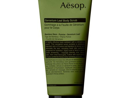 AESOP Geranium Leaf Body Scrub 180ml Online