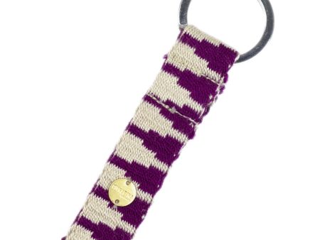 Guanábana Handmade Keyring in Purple Online