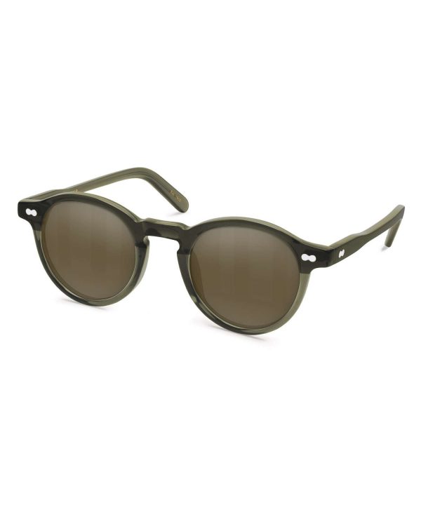 MOSCOT MILTZEN Sunglasses in Olive For Sale