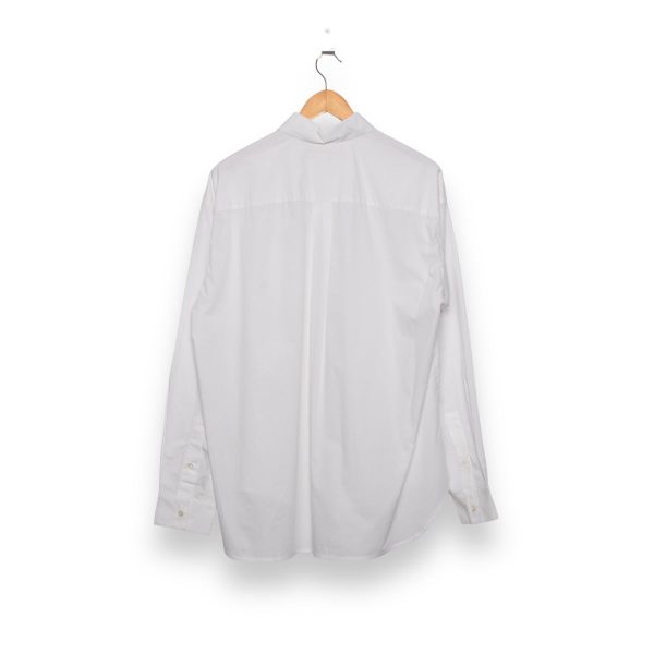 Jan Machenhauer Christopher Oversize Shirt poplin white Hot on Sale