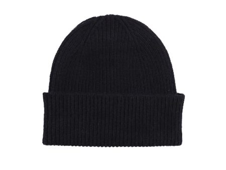 Colorful Standard Merino Wool Beanie deep black For Sale