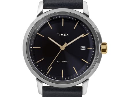 TImex Marlin® Automatic 40mm Leather Strap Watch 40mm Discount