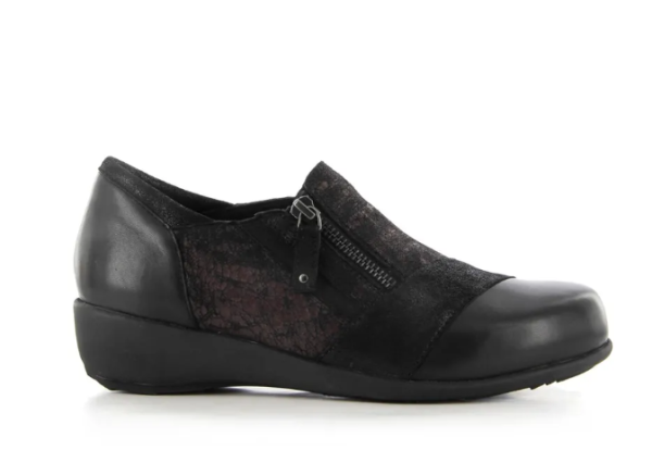 Ziera Sage - Black Leather Online Sale