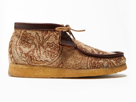 Todd Snyder x Clarks Originals Brown Paisley Wallabee Boot For Discount