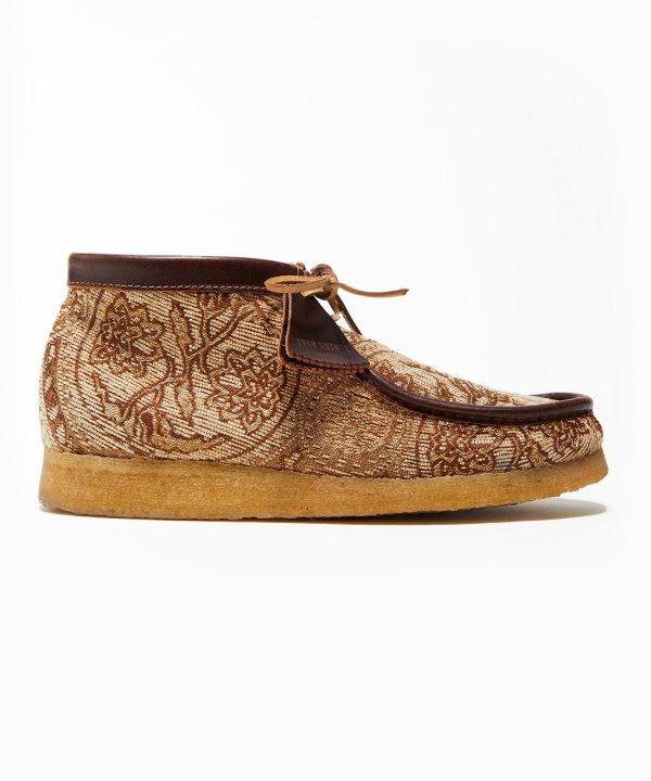 Todd Snyder x Clarks Originals Brown Paisley Wallabee Boot For Discount