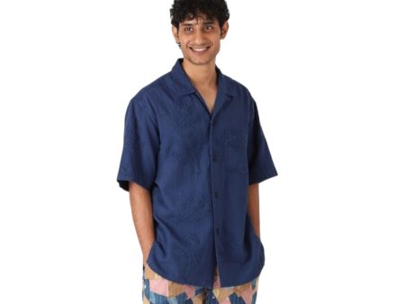 Kardo Ronen Shirt indigo Online Hot Sale