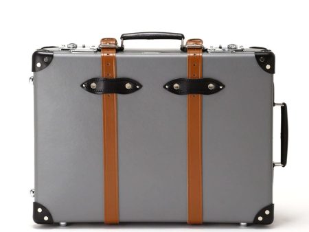 Globe-Trotter X Todd Snyder 21  Suitcase in Grey For Sale