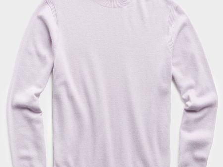 Cashmere Turtleneck in Lavender Discount