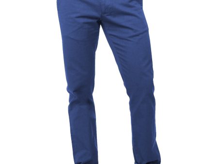 Japanese Garment Dyed Chino in French Blue Online Sale