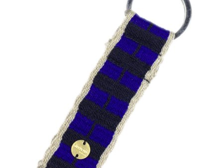 Guanábana Handmade Keyring in Blue And Black Online now