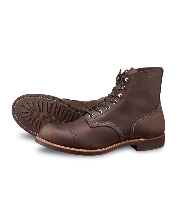 Red Wing 8111 Iron Ranger 6  Boot in Amber Harness Leather Hot on Sale