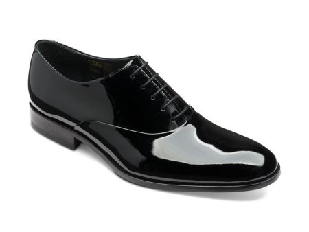 Loake Patent Leather Tuxedo Shoe in Black Supply