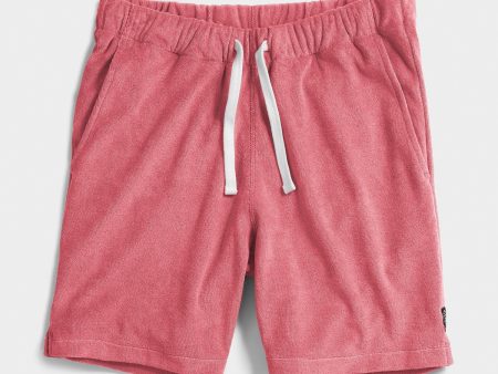 Terry Warm Up Short in Pink Hot on Sale