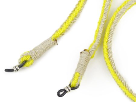 Guanábana Handmade Eyeglass Keeper Cord in Yellow Fashion