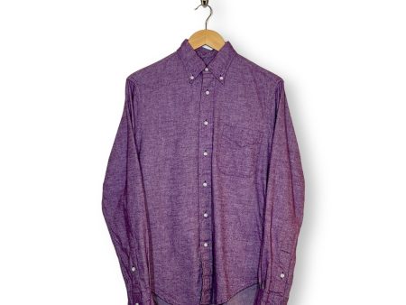 Gitman Brothers Vintage brushed purple chambray For Discount