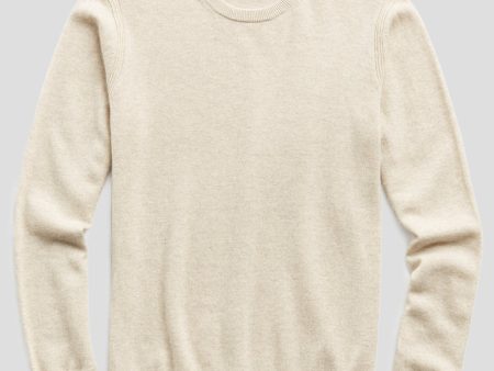 Cashmere Crewneck Sweater in Oatmeal Supply