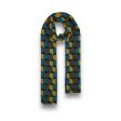 Lovat & Green Blanket Scarf Warhol mustard on Sale