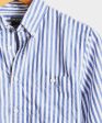 Bold Stripe Button Down Shirt in Blue For Discount