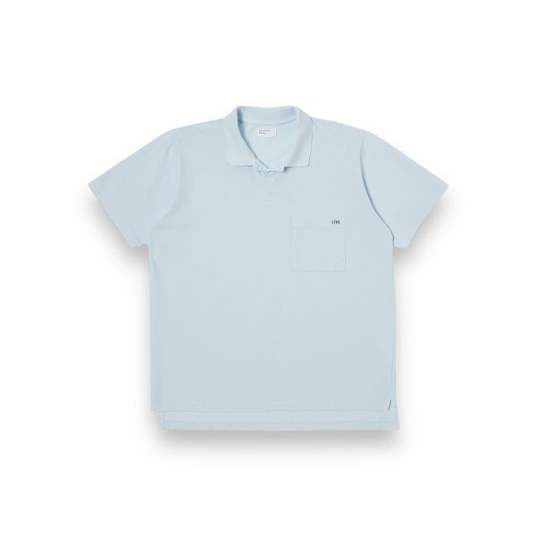 Universal Works Vacation Polo Piquet 30603 sky Discount