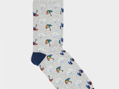 Corgi Welsh Weatherman x Corgi Shower Cotton Socks For Sale