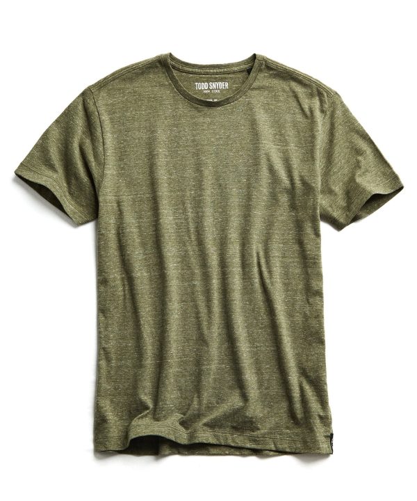 Heather T-Shirt in Olive Grove Online now