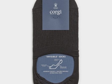 Corgi No Show Cable Sock in Black Online