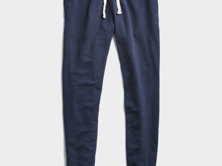 Heavyweight Slim Jogger Sweatpant in Navy Fashion