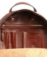 Lotuff Chestnut Leather Backpack For Discount