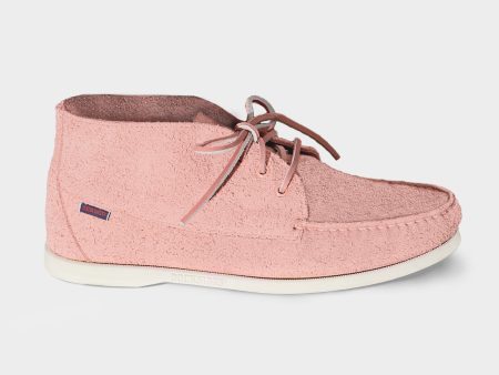 Todd Snyder + Sebago Tatanka Chukka In Pink Online Sale