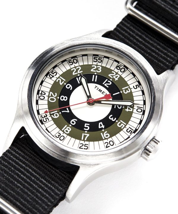 The Mod Watch in Olive 40mm For Discount