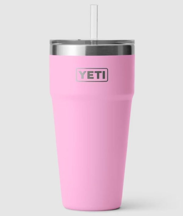 YETI RAMBLER 26 OZ STACKABLE CUP WITH STRAW LID on Sale