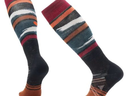 SMARTWOOL SKI FULL CUSHION MIDNIGHT SKI PATTERN OTC UNISEX SOCKS For Sale