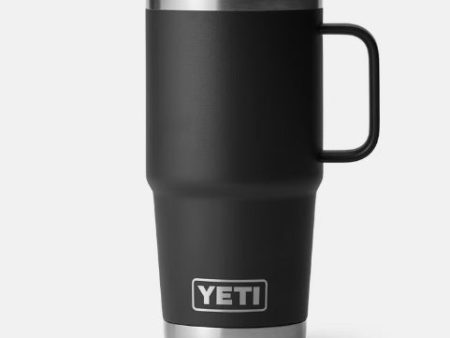 YETI RAMBLER 20OZ TRAVEL MUG WITH STRONGHOLD LID For Sale