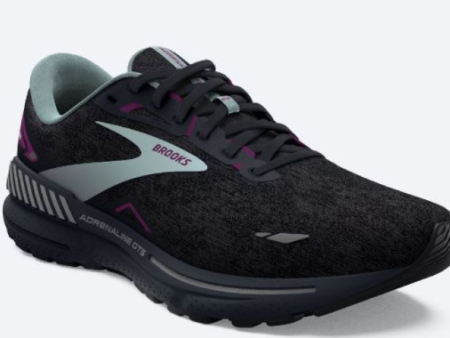 Brooks Adrenaline GTS 23 - Black Lt Blue Purple Fashion