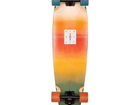 GLOBE THE ALL TIME OMBRE CRUISER SKATEBOARD COMPLETE 35.875  Hot on Sale