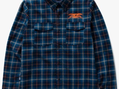 ANTIHERO BASIC EAGLE FLANNEL SHIRT LONG SLEEVE BUTTON DOWN Online Hot Sale