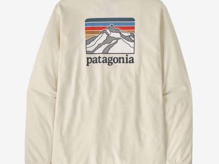 PATAGONIA LINE LOGO RIDGE RESPONSIBILI-TEE LONG SLEEVE MENS T-SHIRT Online now