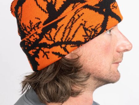 CORDUROY TWIG CAMO BEANIE For Discount