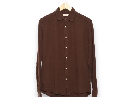 Carpasus Shirt Linen Nuve brown Hot on Sale