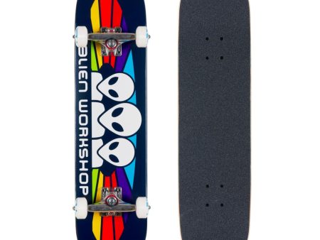 ALIEN WORKSHOP SPECTRUM NAVY 7.5  COMPLETE SKATEBOARD For Sale